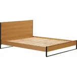 Dubová dvoulůžková postel Kave Home Taiana 160 x 200 cm