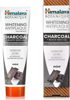 Zubní pasta Himalaya Herbals Botanique Charcoal Whitening Antiplaque 113 g