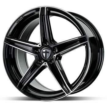 Alu kolo Alu disk Tomason TN20 Black 8,5x19 5x108 ET45 černý leštěný