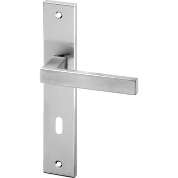 Dveřní kování AC-T Dveřní kování KOLN HR ECO nerez Barevné provedení: nerez, Provedení: pro klíč - BB, Rozměr: 90 mm