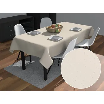 ubrus Bavlněný obdélníkový ubrus MONI MO-037 Světle režný 50x100 cm