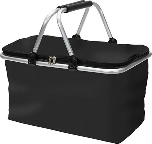 Foto Nákupní košík Termo nákupní košík skládací 47 x 22 x 22 cm černý