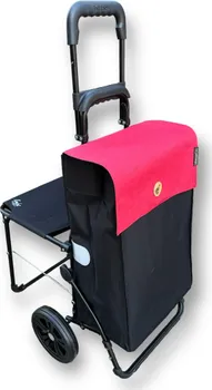 Nákupní taška Andersen Komfort Shopper Hera 47 l antracit/červená