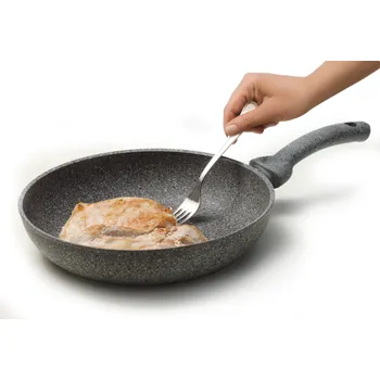 Pečicí pánev granit diamantová pánev 20 cm indukce s poklicí