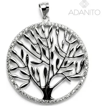 Přívěsek Stříbrný přívěsek strom života se zirkony