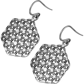 Náušnice Stříbrné náušnice Ag 4,2 g květ života