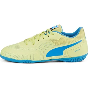 Dětská sálová obuv PUMA TRUCO III JR SÁLOVKY DĚTSKÉ - Žlutá, Modrá - velikost 37 eur