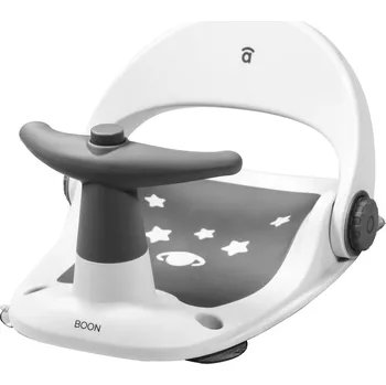 koupací vanička Asalvo BOON dětské sedátko do vany s přísavkou grey