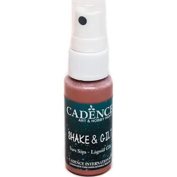 Speciální výtvarná barva Cadence Metalická třpytivá barva ve spreji Cadence Shake & Gilt, 25 ml - copper, měděná