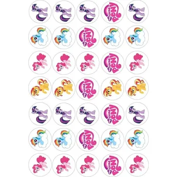 Přisada na vaření a pečení My little pony 8 - jedlý papír - Bez úprav