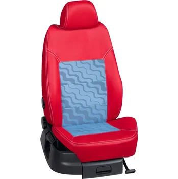 Potah sedadla Autopotahy Mitsubishi CARISMA / od r.2000->, 5-dveří, KOŽENKA > OR 0256 (OR 0256 / Červený koženkový bok)