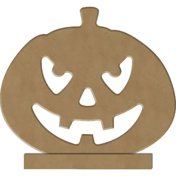 Svícen Gomille Dřevěný svícen k dekoraci Gomille, 12 cm - Dýně