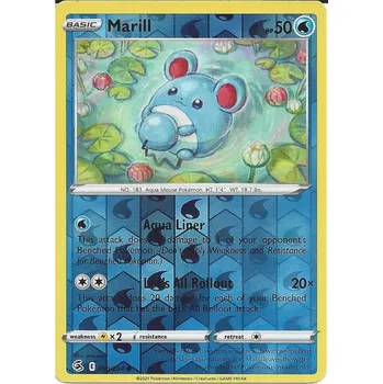 Společenská hra Pokémon karta Marill 058/264 Reverse Holo - Fusion Strike