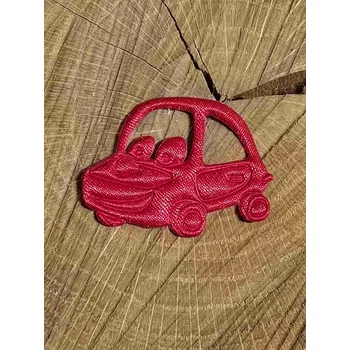 Nášivka Aplikace saténová auto barva červená