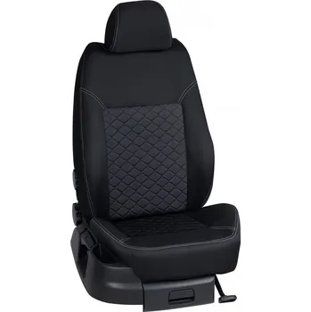 Potah sedadla Autopotahy Volkswagen TOURAN / od r.2017->, 5 Míst 5 dveří, SPORT, MARATON, KOMFORT > OR 0428 (OR 0428 / Černý bok)