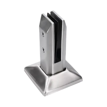 Zábradlí Vrchní kotvení pro sklo 10 - 12,76 mm, broušená AISI 304