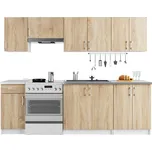 AKORD Lima 180/240 cm bílá/dub sonoma