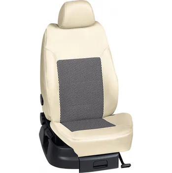 Potah sedadla Autopotahy Toyota PROACE / od r.2016->, 3 Místa, KOŽENKA > OR 0372 (OR 0372 / Béžový koženkový bok)