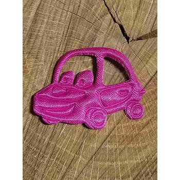 Nášivka Aplikace saténová auto barva pink