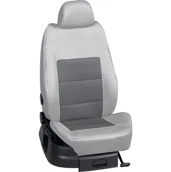 Potah sedadla Autopotahy Dacia LODGY / od r.2012->, Arctica, 5 dveří, 5 Mist, KOŽENKA > OR 0278 (OR 0373 / Šedý koženkový bok)