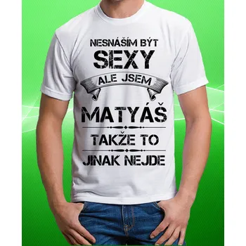 Pánské tričko tričko se jménem MATYÁŠ 128