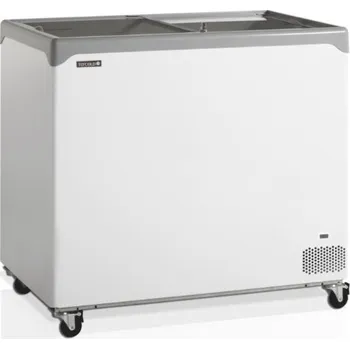 Lednice TEFCOLD NIC 301 SC | Prosklený Pultový Mrazák na Nanuky | 288 l, se zámkem, včetně 4 košů