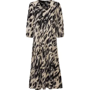 Dámské šaty esmara® Dámské midi šaty (XS(32/34), vzorovaná)