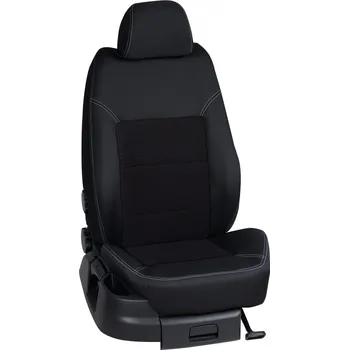 Potah sedadla Autopotahy Renault MASTER / od r.2004-do r.2/2010, 5-dveří, 9 míst, (6 míst), KOMFORT > OR 0400 (OR 0400 / Černý bok)