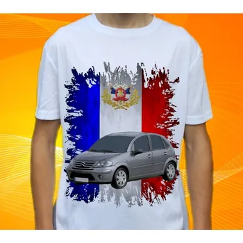 Pánské tričko tričko Citroen C3 152 (tričko s autem , auto moto , veterán , sportovní , závodní a retro auta)