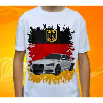 tričko Audi A6 158 (tričko s autem , auto moto , veterán , sportovní , závodní a retro auta)