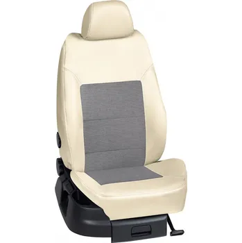 Potah sedadla Autopotahy Seat CORDOBA / od r.2006->, 5-dveří, Sportrider, KOŽENKA > OR 0119 (OR 0119 / Béžový koženkový bok)