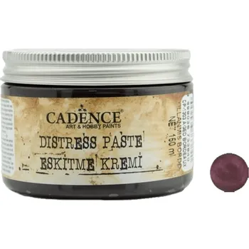 Speciální výtvarná barva Cadence Patinovací pasta Cadence Distress paste, 150 ml - bordeaux, vínová
