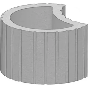 Zahradní obrubník Svahová tvárnice CS-BETON TIESTO 500x357x300 mm javor