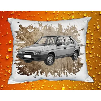 Povlak na dekorativní polštářek Polštář s Českým autem 052 (auta České výroby)