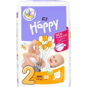 jednorázová plena Bella Happy mini - 38 ks (3-6kg)