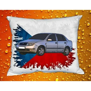 Povlak na polštářek Polštář s Českým autem 048 (auta České výroby)