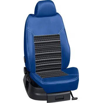 Potah sedadla Autopotahy Seat TOLEDO / od r.2016->, 4/5 dveří, KOŽENKA > OR 0358 (OR 0358 / Modrý koženkový bok)