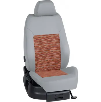 Potah sedadla Autopotahy Ford FIESTA / od r.2002-> , 5/3 dveří, Ambiente, Fashion, Trend, STANDARD > OR 0364 (OR 0364 / Světle šedý bok)