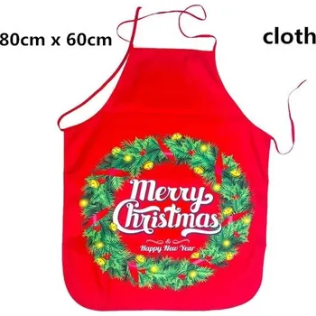 Kuchyňská zástěra Vánoční zástěra | zástěra na vaření 80 x 60 cm - A věnec,60cmX80cm
