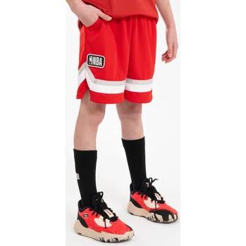 Chlapecké kraťasy TARMAK Dětské basketbalové kraťasy NBA Chicago Bulls SH 900 10 LET VÍCEBAREVNÁ|ČERVENÁ