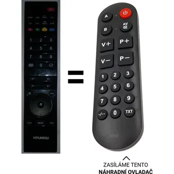 Hyundai RC3920 Schaub Lorenz 32LT33 náhradní dálkový ovladač pro seniory