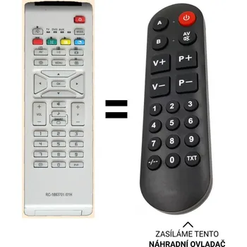 Dálkový ovladač Philips 20PFL5122 náhradní dálkový ovladač pro seniory.