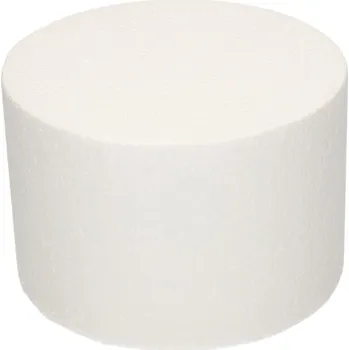 Jedlá dekorace na dort Svět pečení Polystyrenová maketa kruh o 15 × 10 cm