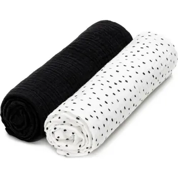 látková plena T-TOMI BIO Mušelínové pleny Dots balvna mušelín 65/65 cm