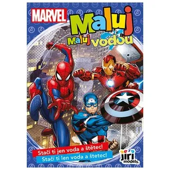 omalovánky Jiri Models Vodové omalovánky Maluj vodou A5 Marvel