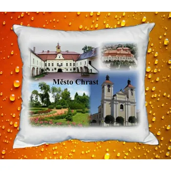 Polštář Polštář s městem Chrast III