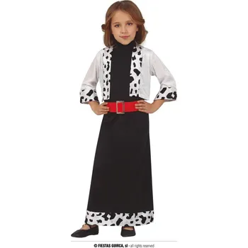 Karnevalový kostým Fiestas Guirca Kostým na karneval Cruela - věk 5 - 6 roků - 110 - 115 cm