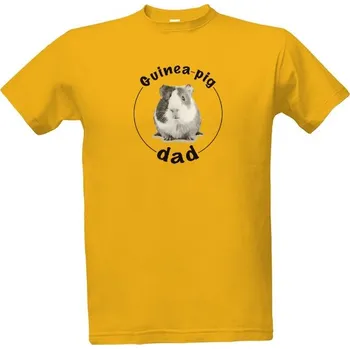 Tričko s potiskem Morčečí táta pánské