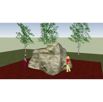 Dětské hřiště Dětské hřiště Block 0A+40 pro štěrkovou bezpečnostní zónu