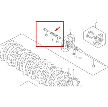 Motor pro motocykl Suzuki - OEM Parts 21413-10F10 sada originálních spojkových pružin Suzuki